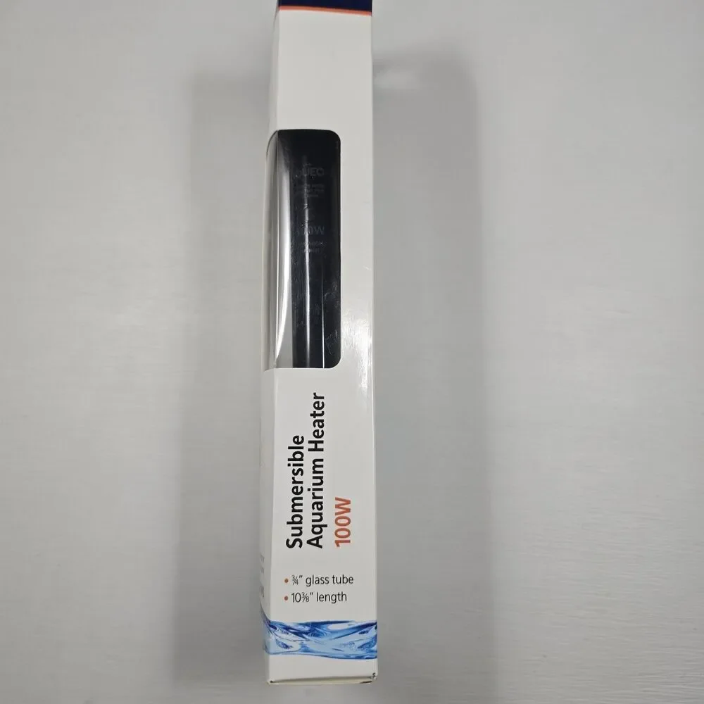 NEW Aqueon Submersible Aquarium Heater 100W for Aquariums up to 40 Gallons